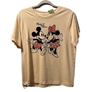 Mickey Minnie Disney tee tack sleeve new tag  medium